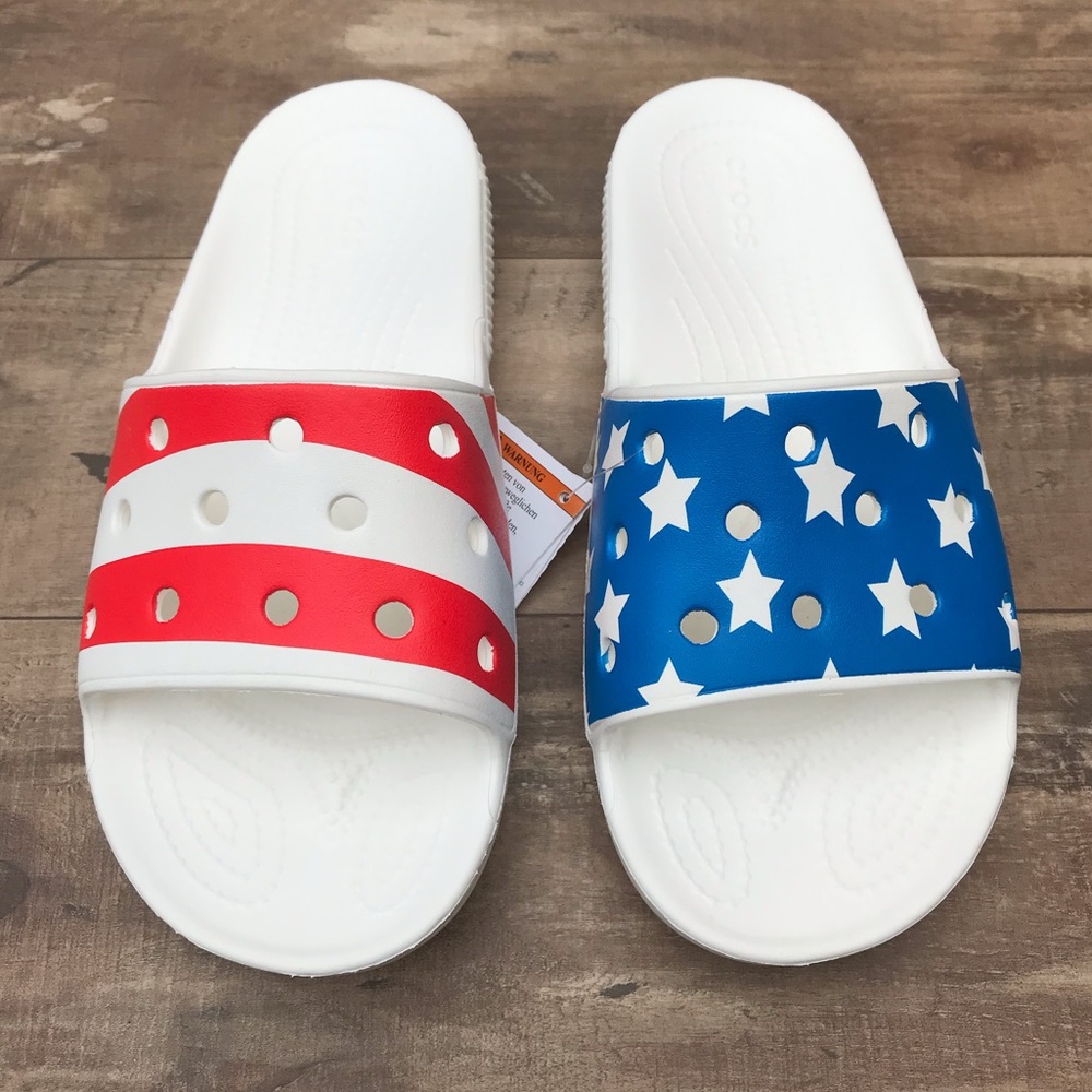 Crocs Classic American Flag Slide 🇺🇸